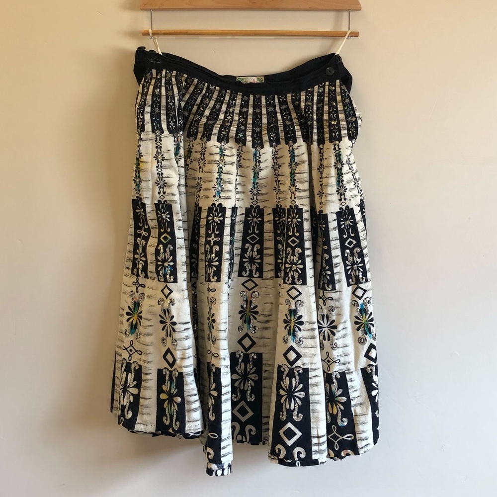 Charming Hecho en Mexico midi-skirt
